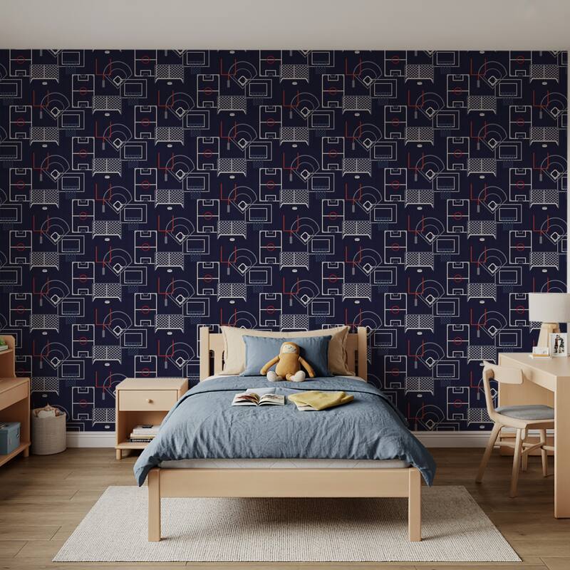 Veer Decor Sports Play Zone Peel and Stick Wallpaper