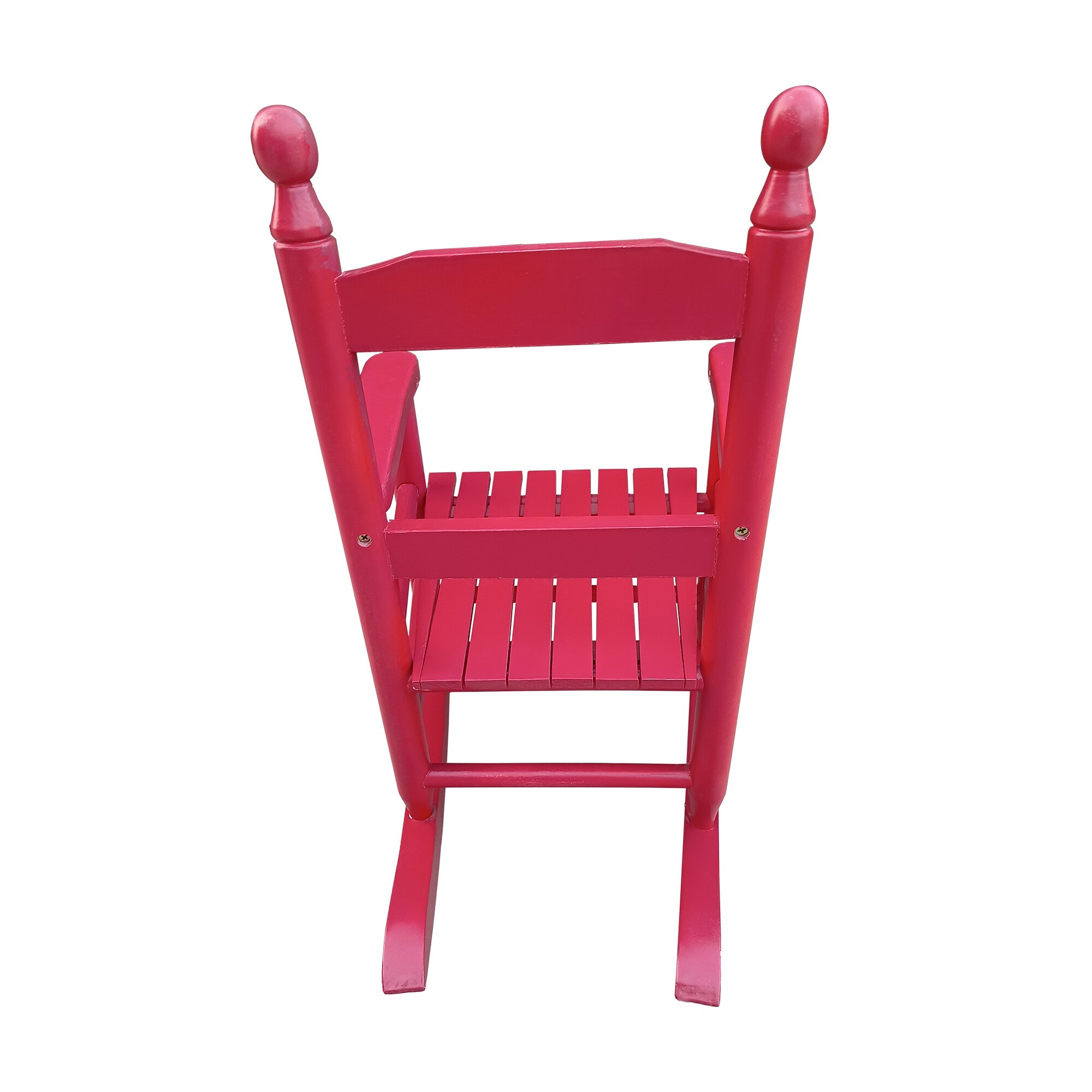 Rocking Rocker Durable Red Child Wood Porch Rocker Outdoor Rocking