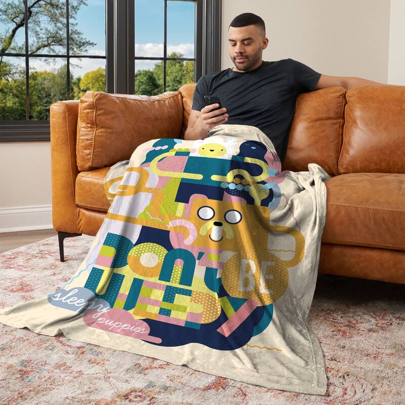 Cartoon Network Adventure Time Silk Touch Throw Blanket