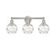 Option Brushed Satin Nickel / Clear Deco Swirl
