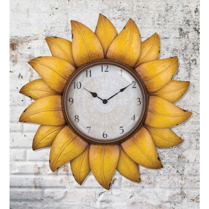 Clock - Sunflower