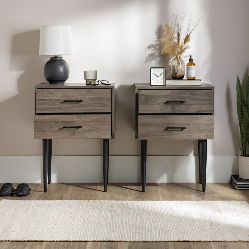 Middlebrook Notto Mid-Century Nightstand (Set of 2)