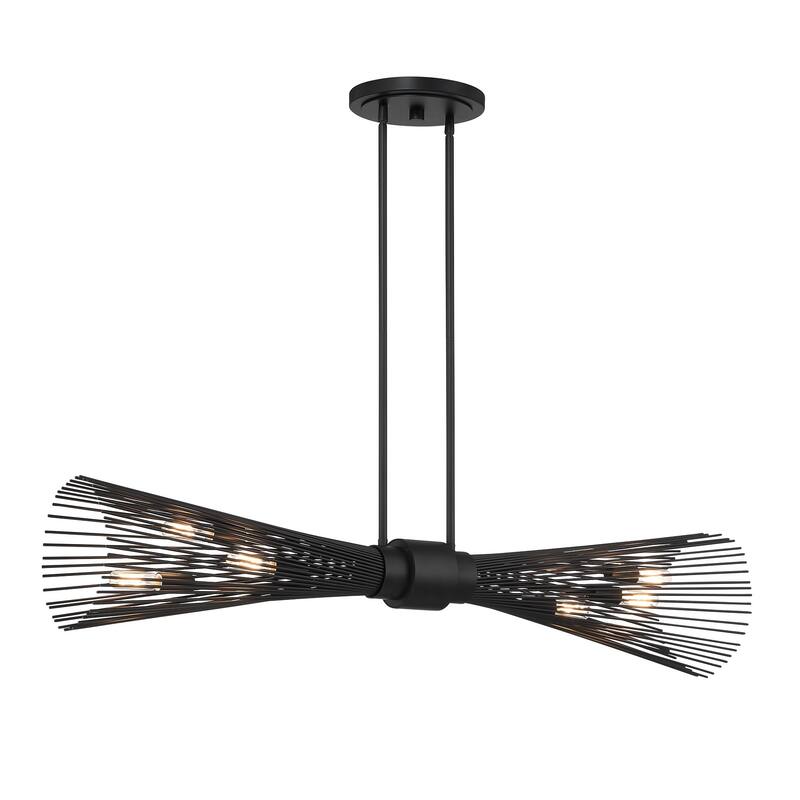 Savoy House 1-9601-6 Longfellow 6 Light 42" Wide Linear Chandelier