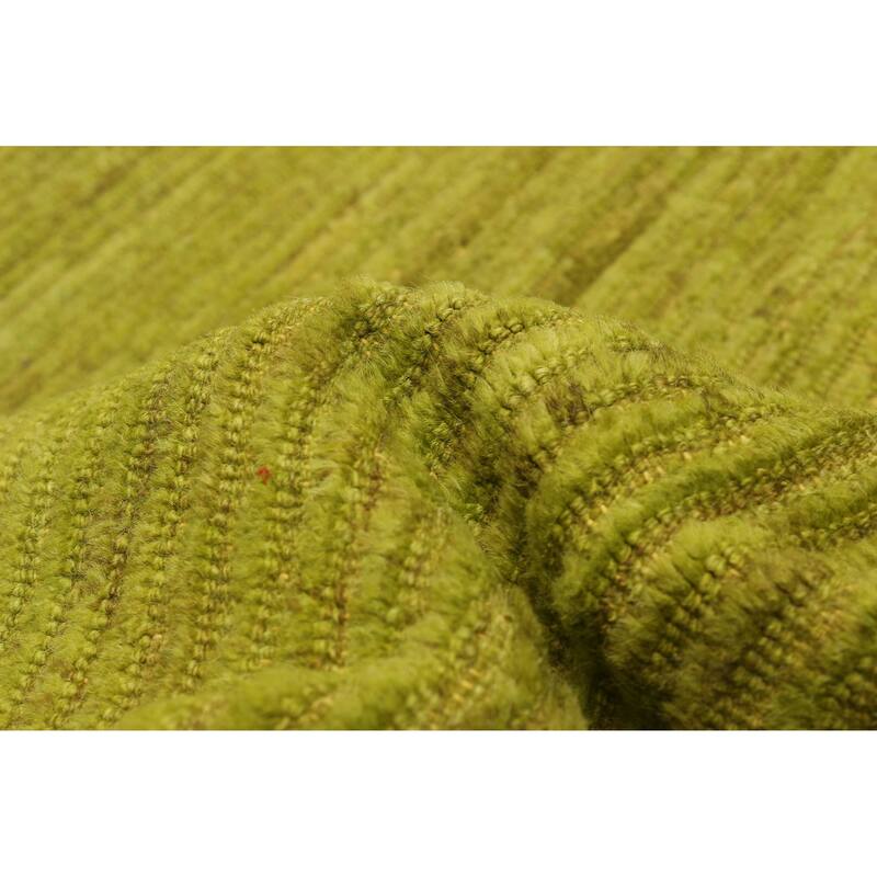 ECARPETGALLERY Hand-knotted Peshawar Ziegler Lime Wool Rug - 10'10 x 13'7