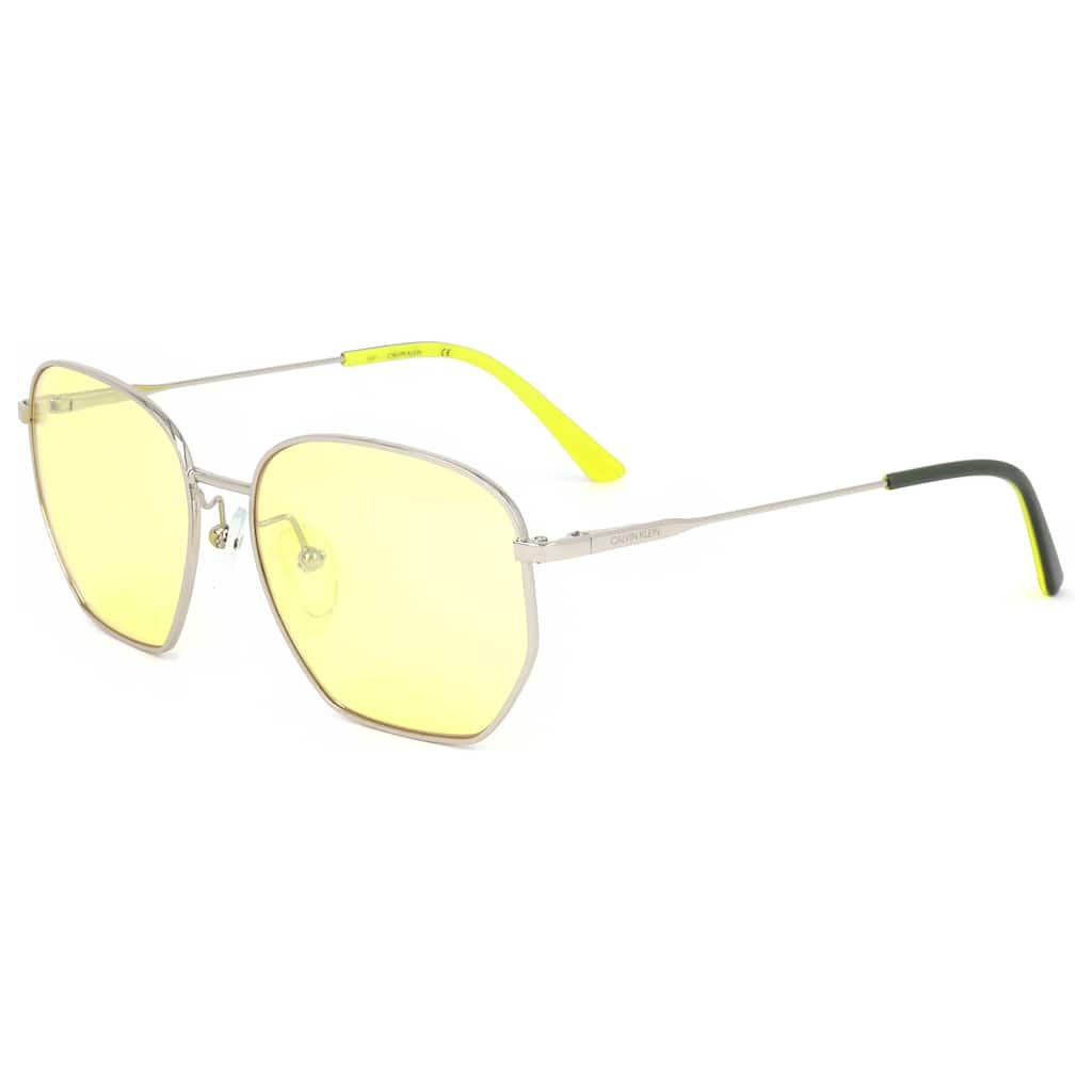 Calvin Klein Unisex 53mm Silver Sunglasses CK19102S-045-53