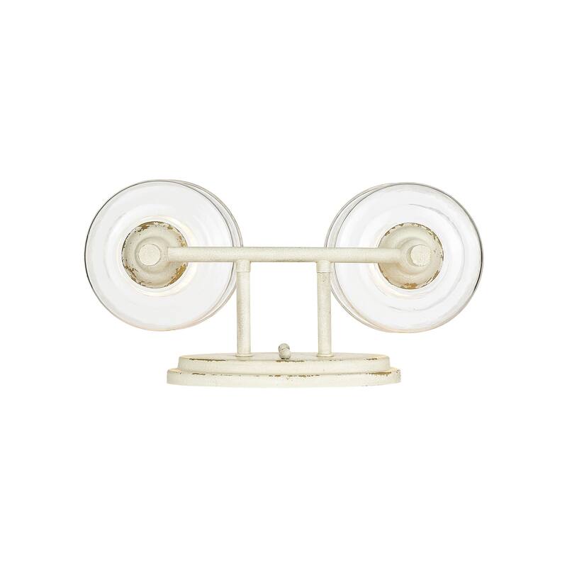 Golden Lighting 0806-BA2 HWG Keating 2 Light 15" Wide Vanity Light