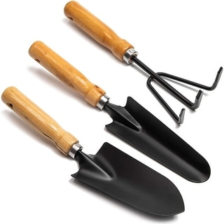 Farmlyn Creek Gardening Tools Set, Hand Trowel, Transplanter, Hand Rake ...