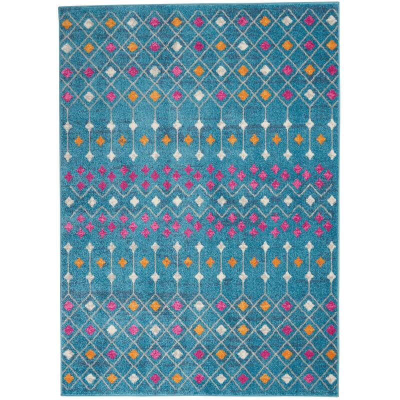 Nourison Passion Moroccan Geometric Diamond Area Rug