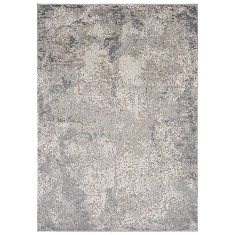 SAFAVIEH Palma Aradhana Modern Abstract Area Rug - Grey - 5'3" x 7'6"