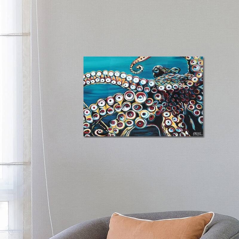 iCanvas 'Wild Octopus I' by Carolee Vitaletti Canvas Print - 18x26x1.5