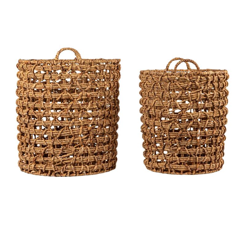 ater Hyacinth Baskets, Set of 2
