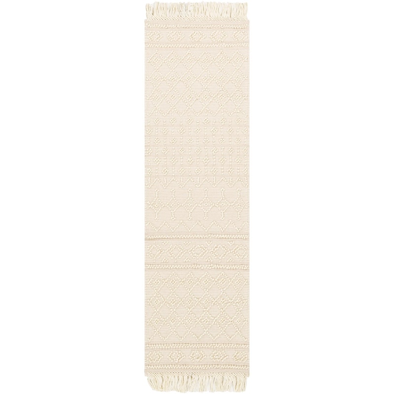 Les Handmade Modern Farmhouse Wool Area Rug