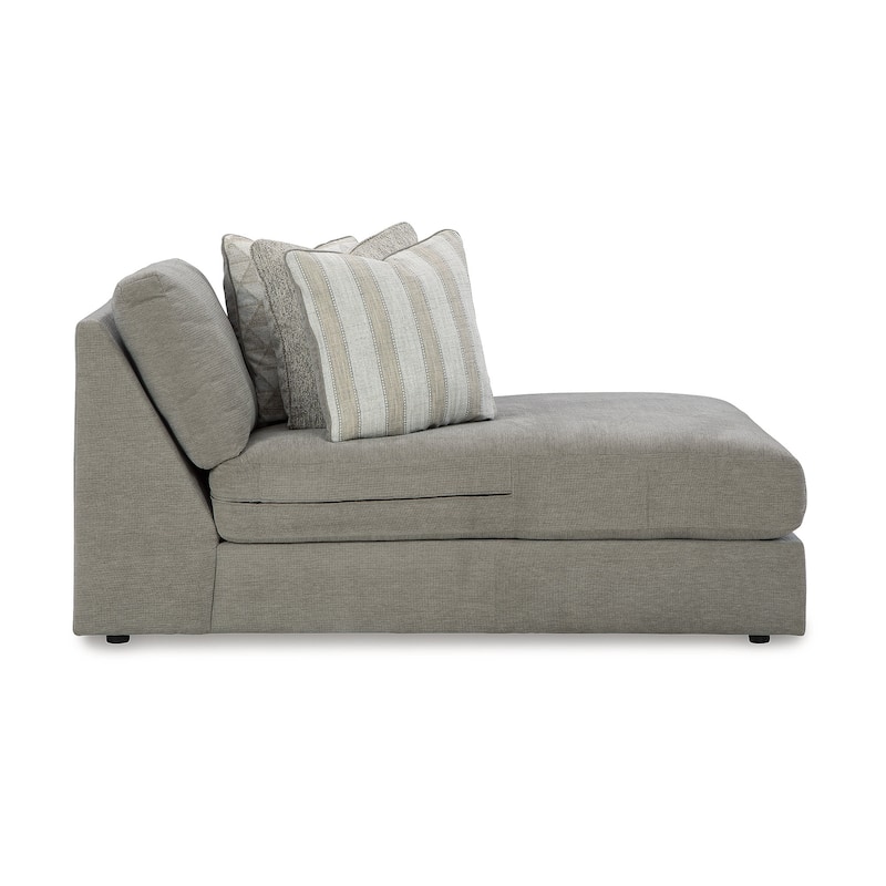 Signature Design by Ashley Avaliyah Gray 3-Piece Sectional with Chaise - 127" W x 68" D x 37" H