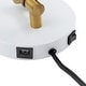 preview thumbnail 8 of 28, Hygge Swing Arm 1-Light Modern Midcentury Iron USB Charging Port LED Sconce, by JONATHAN Y