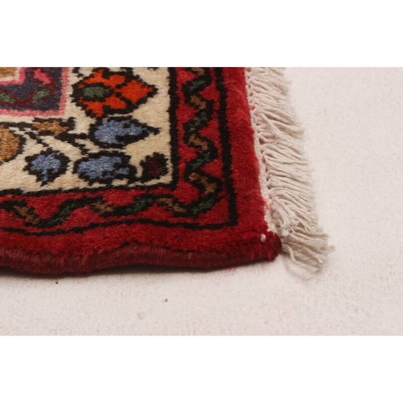 ECARPETGALLERY Hand-knotted Andelz Red Wool Rug - 3'5 x 5'0