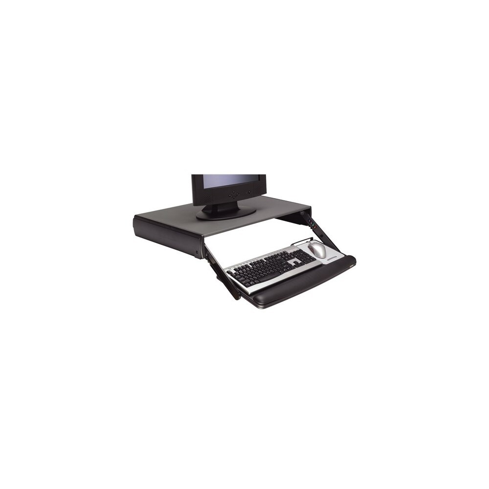 Shop 3m Adjustable Keyboard Drawer Black Desktop Keyboard Drawer