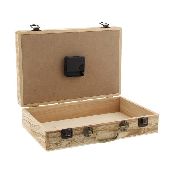 Shop Decorative Wood Clock Storage Box Free Shipping On Orders