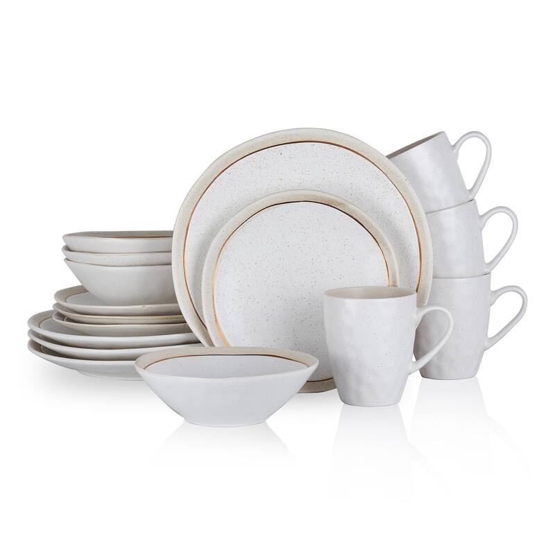 Stone Lain Clara Porcelain Dinnerware Set - 10.83 x 10.83