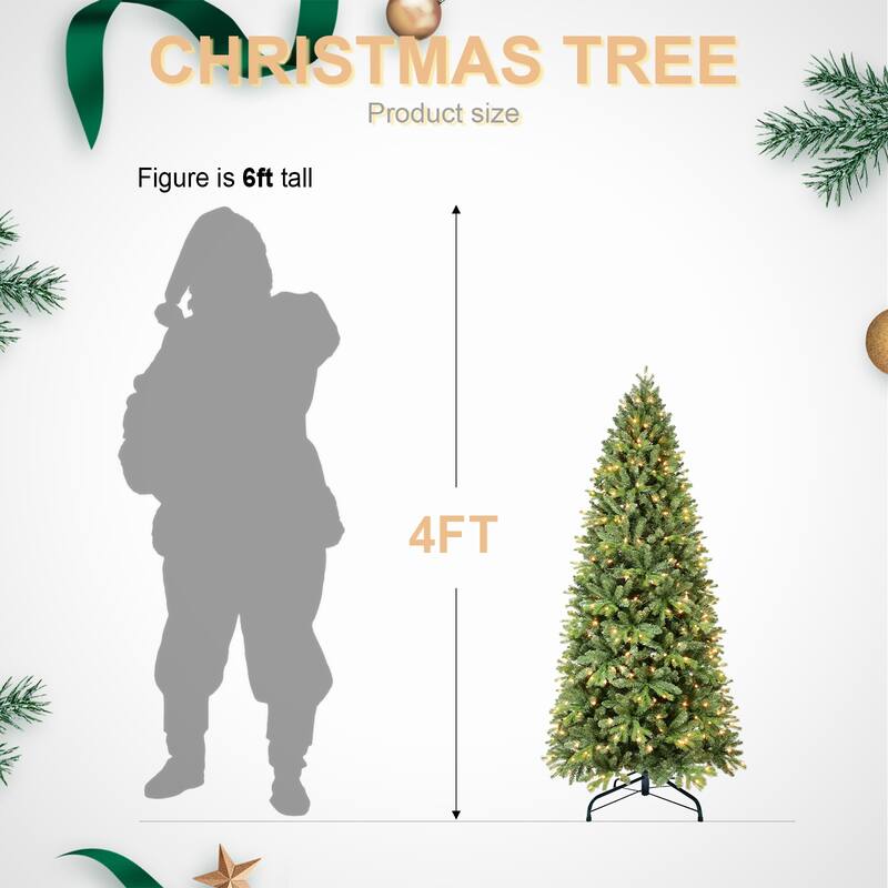 Pre-lit Artificial Christmas Tree - N/A