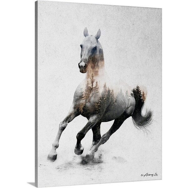 "Galloping Stallion" Canvas Wall Art