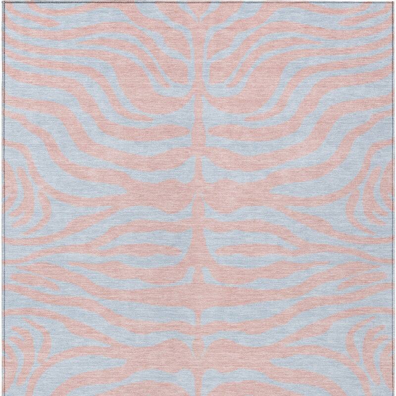 HomeRoots Animal Print Transitional Rectangle Outdoor Rug