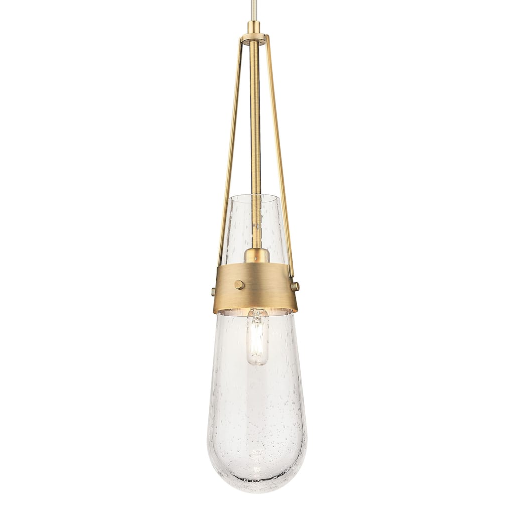 Innovations Lighting 452-1P-G452-4SDY Milan 4" Wide Mini Pendant with