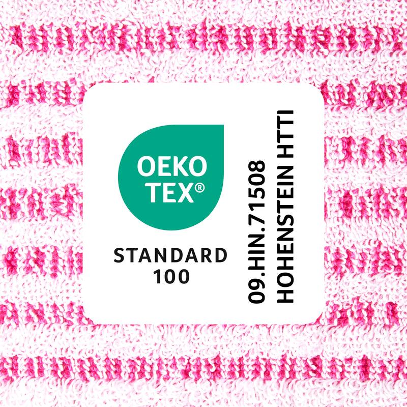 TOWN & COUNTRY PLAY 4-Piece Striped Reversible Terry Brights Washcloth Set, 13x13-Inch, 100% BCI Cotton - 13"x13"