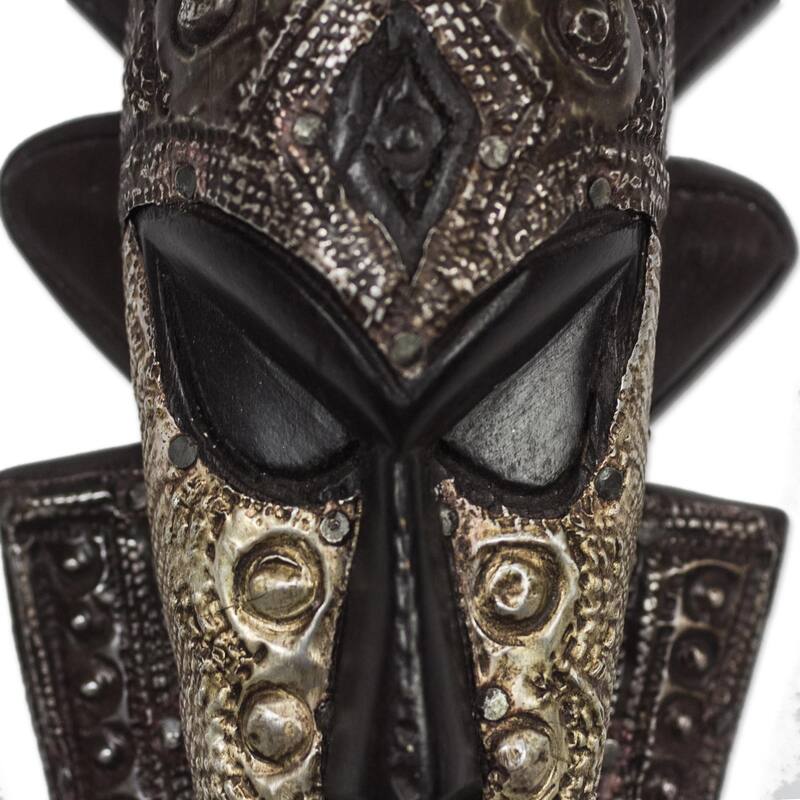 Novica Handmade Volta Chief African Wood Mask