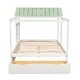 preview thumbnail 8 of 7, Farmhouse Style Twin Size Bed with Drawer, Roof and Window Design - Solid Wood Slats - Perfect for Kids' Furniture