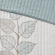 preview thumbnail 16 of 22, Madison Park Caelie 6 Piece Embroidered Quilt Set with Throw Pillows