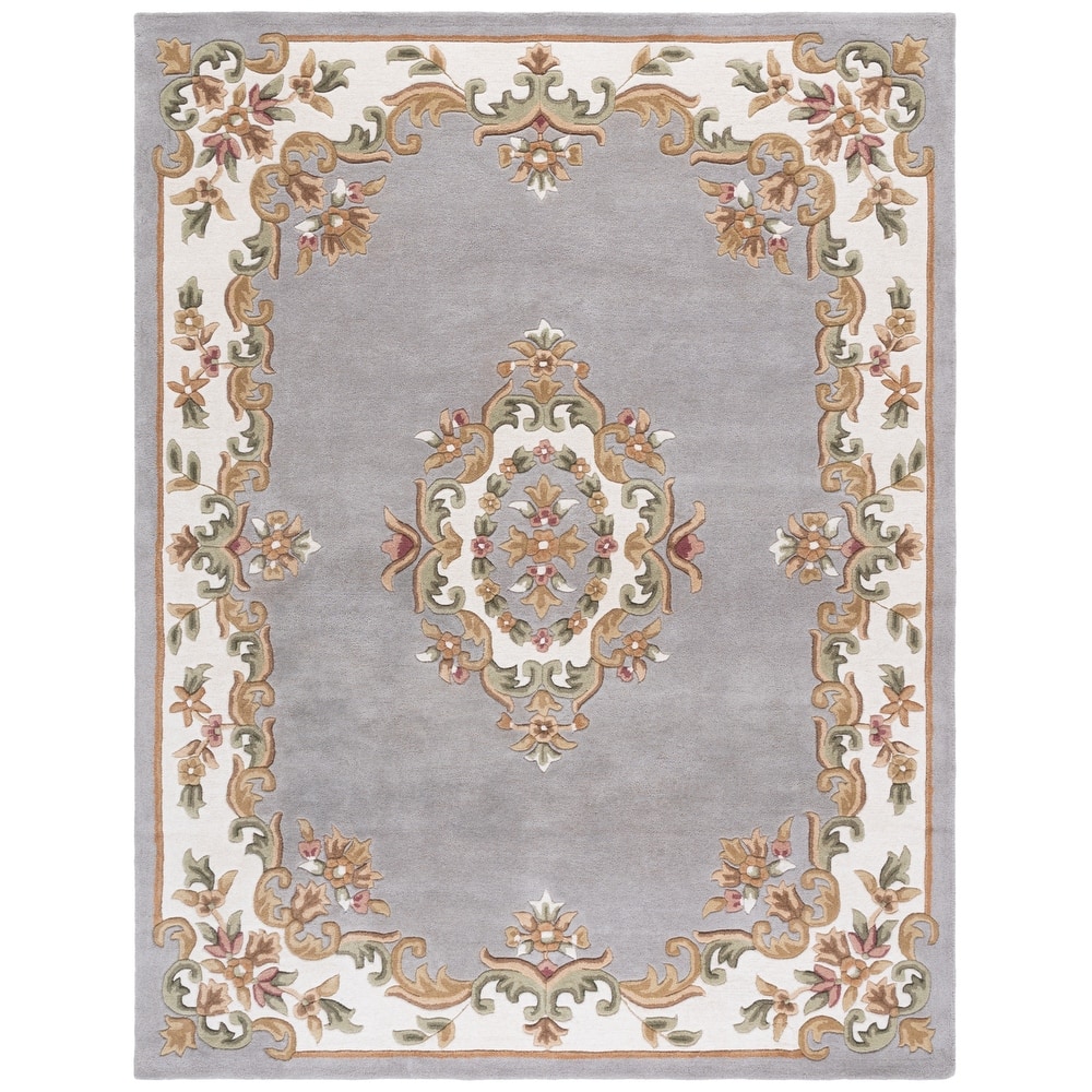 SAFAVIEH Handmade Aubusson Hale Traditional Wool Rug.