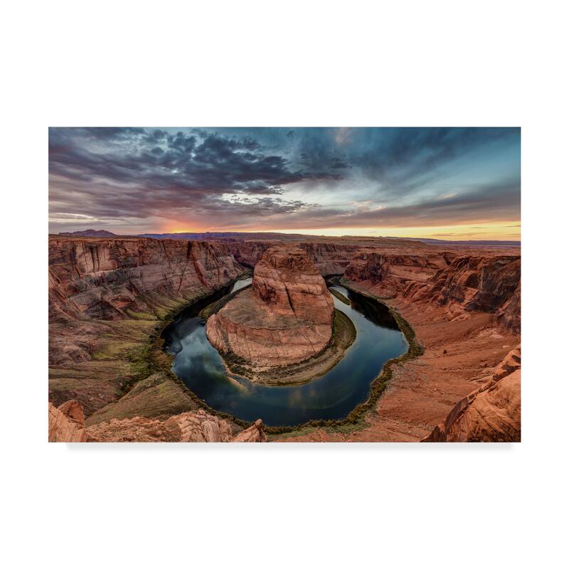 Pierre Leclerc 'Horseshoe Bend' Canvas Art
