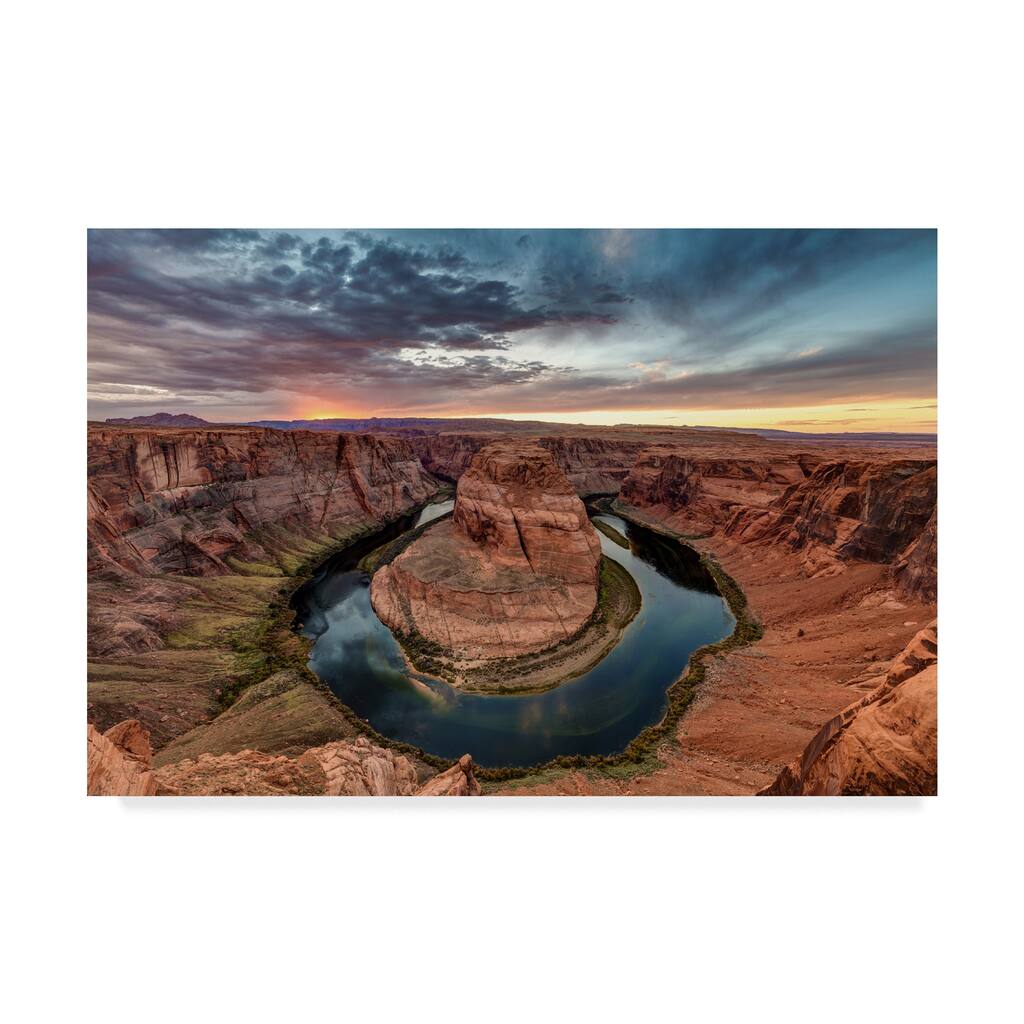 Pierre Leclerc 'Horseshoe Bend' Canvas Art