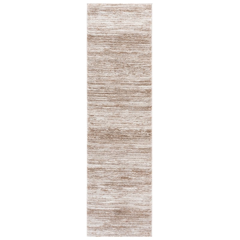 SAFAVIEH Northport Meredyth Rug - 2'3" x 8' Runner - Taupe/Ivory