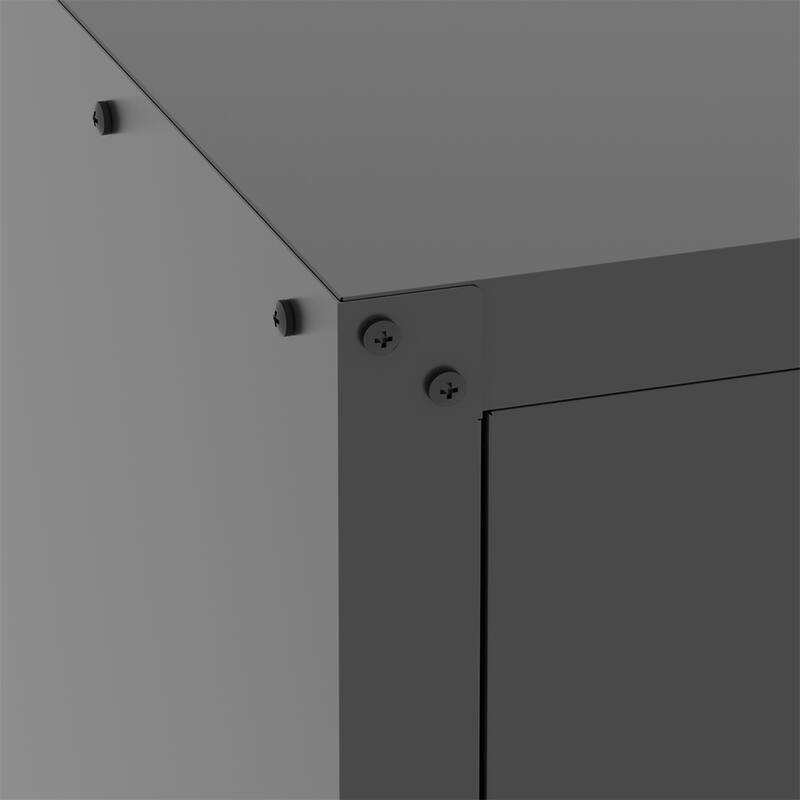Wall-Mounted Tool Storage Cabinet w/Locking Door 1 adjustable Shelf