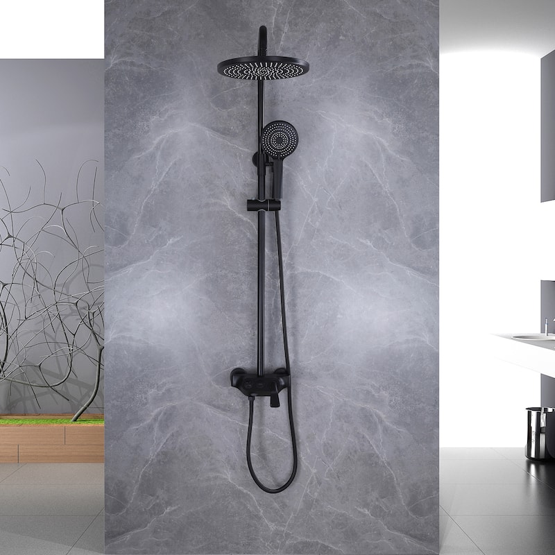 Exposed Bathroom Shower Combo