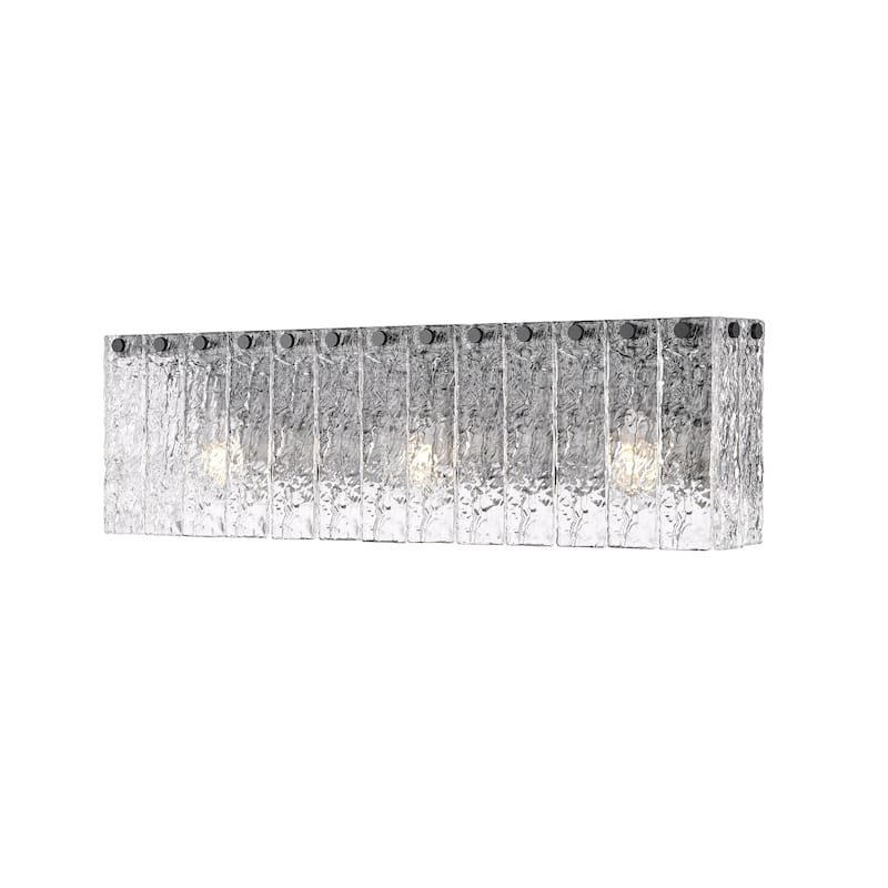 Z-Lite Glacier 3 Light Vanity - Matte Black