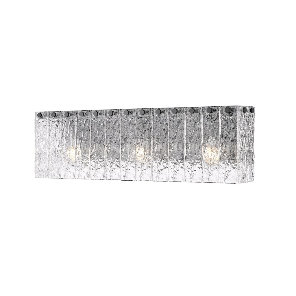 Z-Lite Glacier 3 Light Vanity - Matte Black