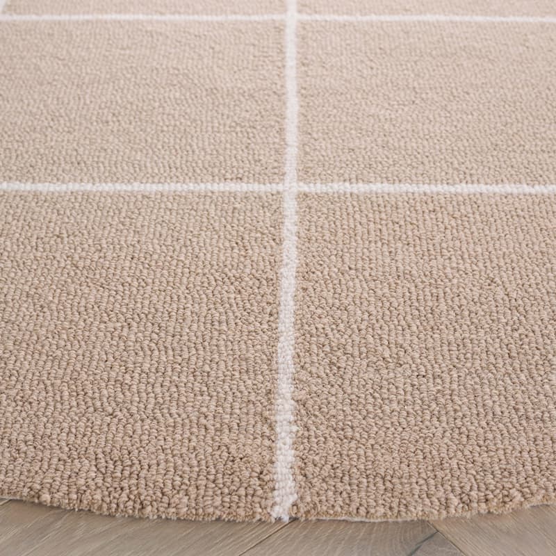 Martha Stewart by SAFAVIEH Alessya Checkered Grid Wool Rug