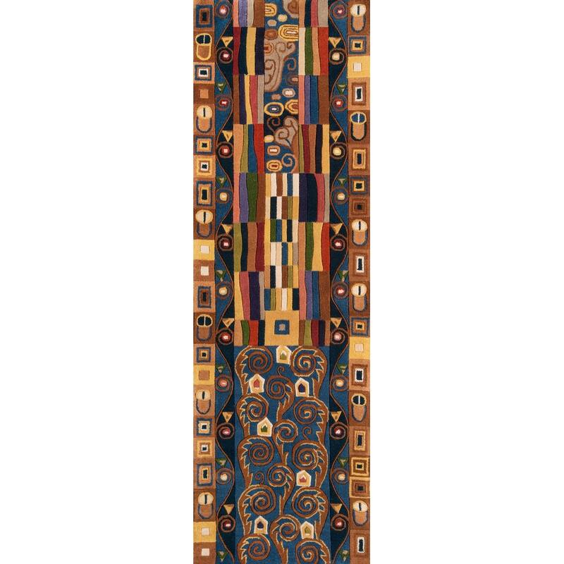 Momeni New Wave Hand Tufted Wool Contemporary Abstract Area Rug