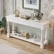 preview thumbnail 4 of 9, Console Table for Entryway with Storage Drawers and Shelf