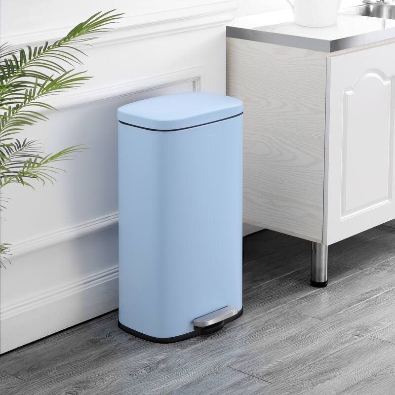 happimess Curtis 8-Gallon Step-Open Trash Can
