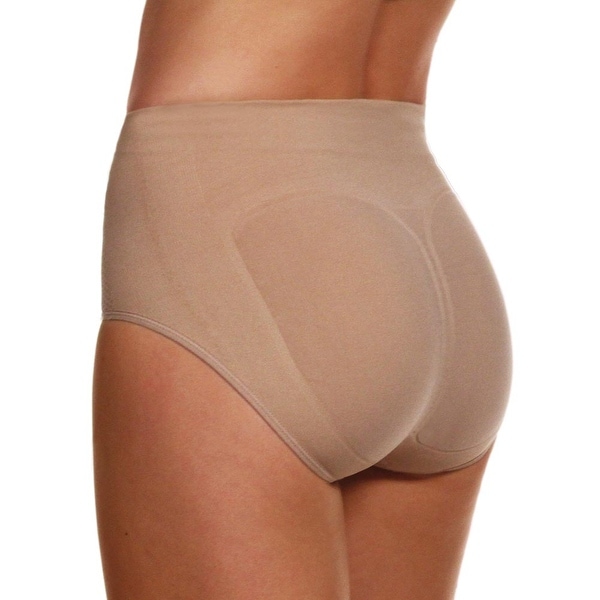 Women's Tush Ups Seamless, Ultra-Soft Shapewear - Lift, Shape, & Contour Your Backside - Tan