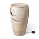preview thumbnail 18 of 38, Demta 21-inch Ceramic Fountain with LED Light by Havenside Home