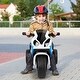 preview thumbnail 4 of 16, 6V Kids 3 Wheels Riding BMW Licensed Electric Motorcycle - 26" x 14.5" x 17.5" (L x W x H)