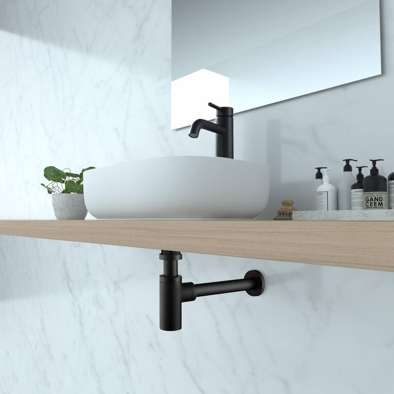 Bathroom Sink Decorative Round Bottle Trap