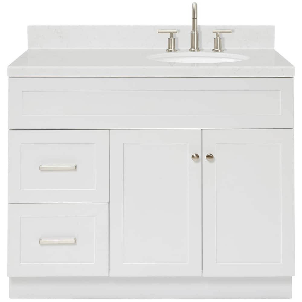 Ariel F042SRCQOVO Hamlet 42" Free Standing Single Basin Vanity Set