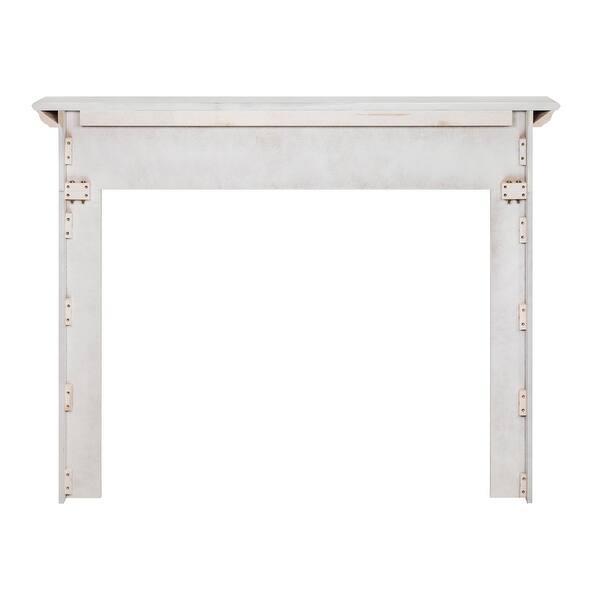 Shop 65 White Paint Newport Fireplace Mantel Mdf Overstock