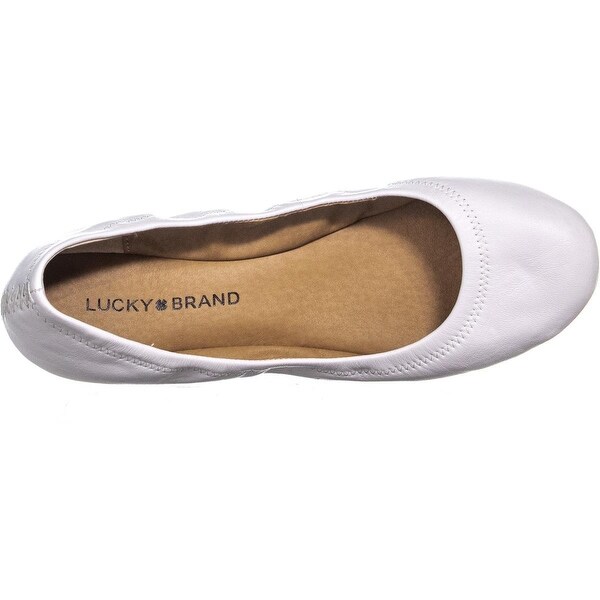 lucky brand white flats