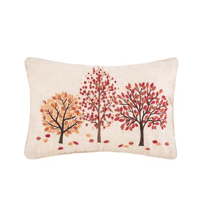Autumn Bloom Forest 12 x 18 Decorative Accent Throw Pillow